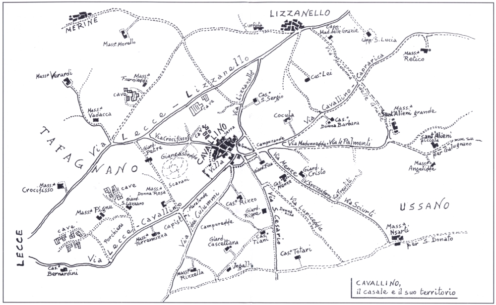 Mappa del casale