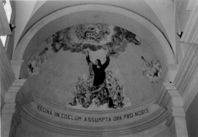 La Regina assunta in cielo, affresco